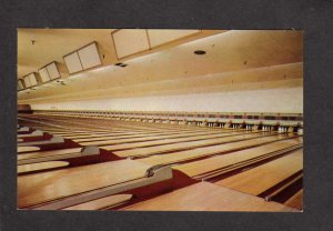 NJ Echo Lanes Bowling Alley Bowl Mountainside New Jersey Postcard Pins