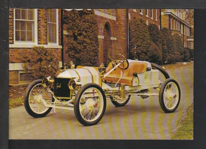 1913 Ford Racer Postcard 