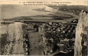 CPA Le TRÉPORT-Mers La Plage et le Casino Vue prise du premier (348273)