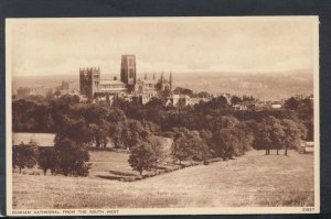 Co Durham Postcard - Durham Cathedral From The South West  RS19903