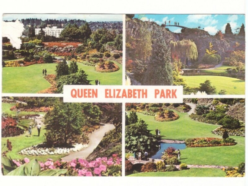 Queen Elizabeth Park, Vancouver British Columbia, 1972 Chrome Multiview Postcard