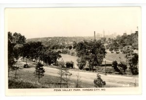 MO - Kansas City. Penn Valley Park, 1920's   *RPPC