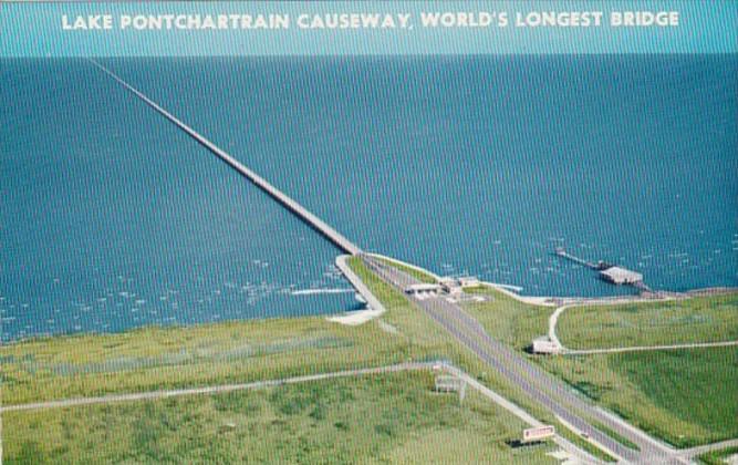 Louisiana New Orleans Lake Pontchartrain Causeway World's Longest Bridge