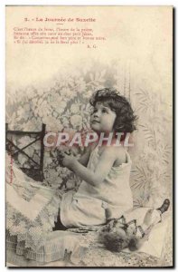 Old Postcard Fun Children The day Suzette Doll