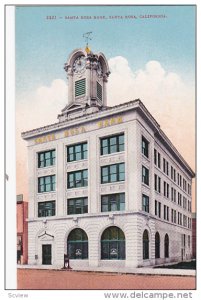SANTA ROSA, California, 1900-1910s; Santa Rosa Bank