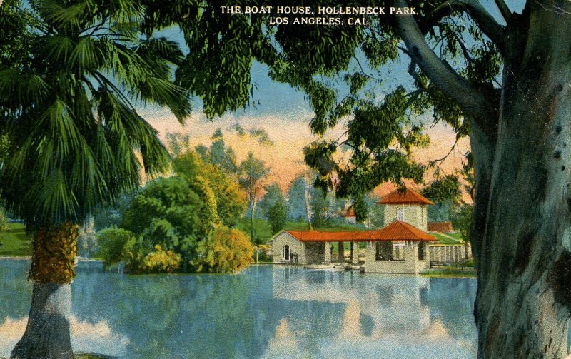 CA - Los Angeles. Hollenbeck Park, The Boat House