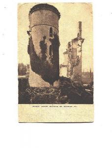 Tower, Ruins Chateau De Charles VII, Mehum, France, Used 1907 Boston Flag Cancel