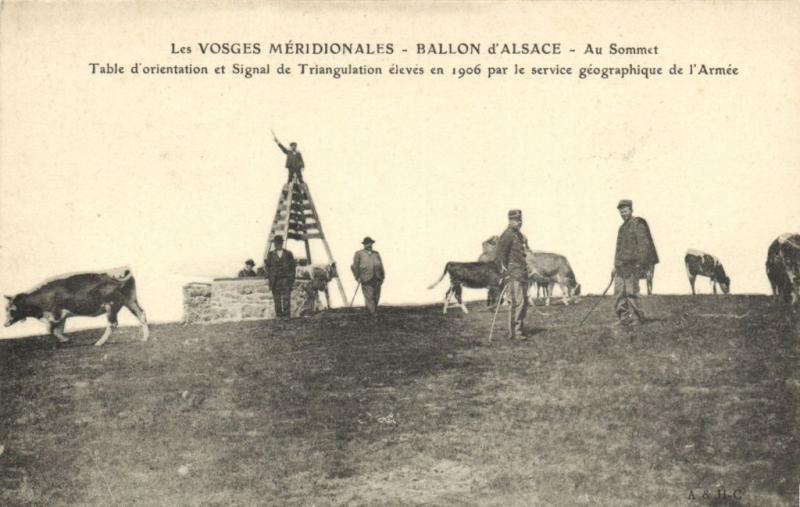 CPA Les Vosges Meridionales Ballon d'Alsace Au Sommet (151563)