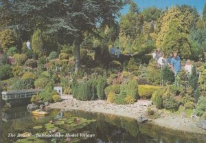 The Beach Mini Passenger Ferry Ship Babbacombe Toy Model Village Devon Postcard