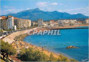 Modern Postcard Saint Jean de Luz Cote Basque and La Baie Rhune 905 m