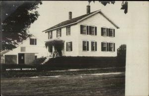 Northwood Center NH Home & Barn c1910 Real Photo Postcard