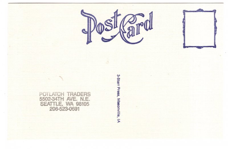 National Postcard Week 1987, Jack and Jill, Seattle, Washington, Deltiology