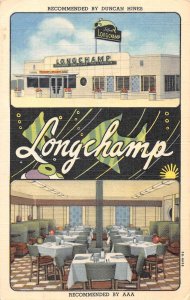Amarillo Texas Long Champ Dining Salon Duncan Hines Vintage Postcard AA50027