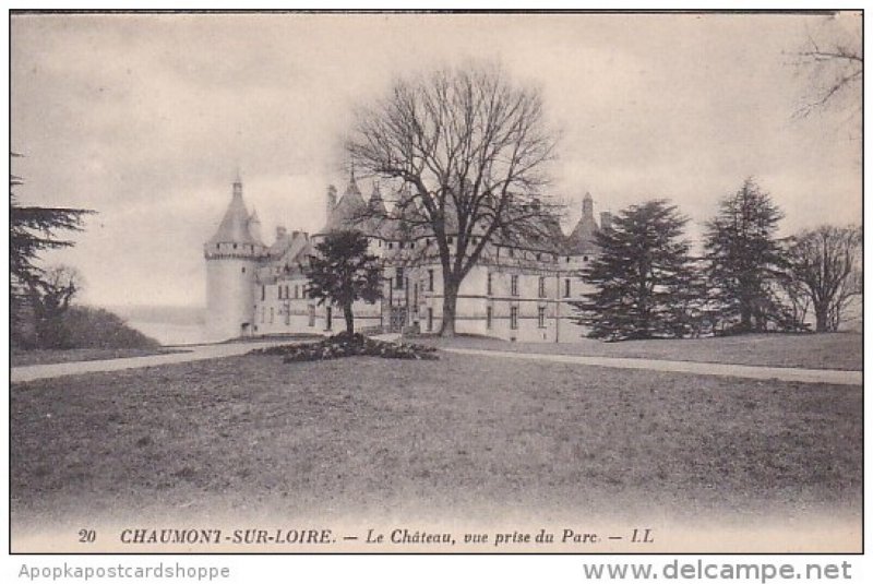 France Chaumont Le Chateau vue prise du Parc