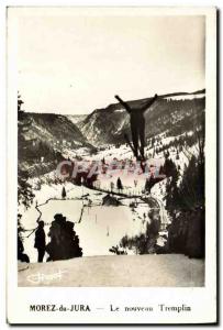 Old Postcard of Sports & # 39hiver Ski Morez Jura The new springboard