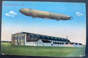 Mint Germany Picture Postcard Aviation Zeppelin Schwaben At Friedrichshafen