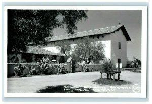 Vintage RPPC Mission San Miguel Fresher CA Postcard F65 