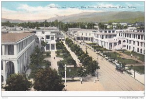 KINGSTON, Jamaica, PU-1935; King Street, Showing Public Building