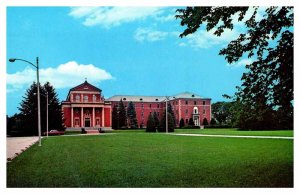 Postcard CHURCH SCENE Mundelein Illinois IL AT5338