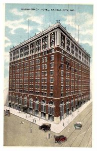 Postcard HOTEL SCENE Kansas City Missouri MO AR9360