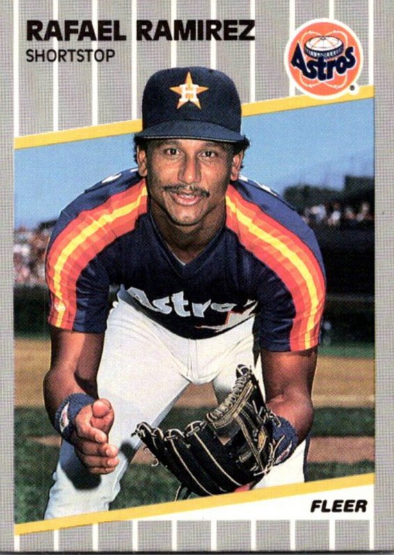 1989 Houston Astros Baseball Trading Cards - Baseball Cards by