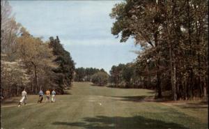 Thomasville GA The Glen Arven Country Club Golf Postcard