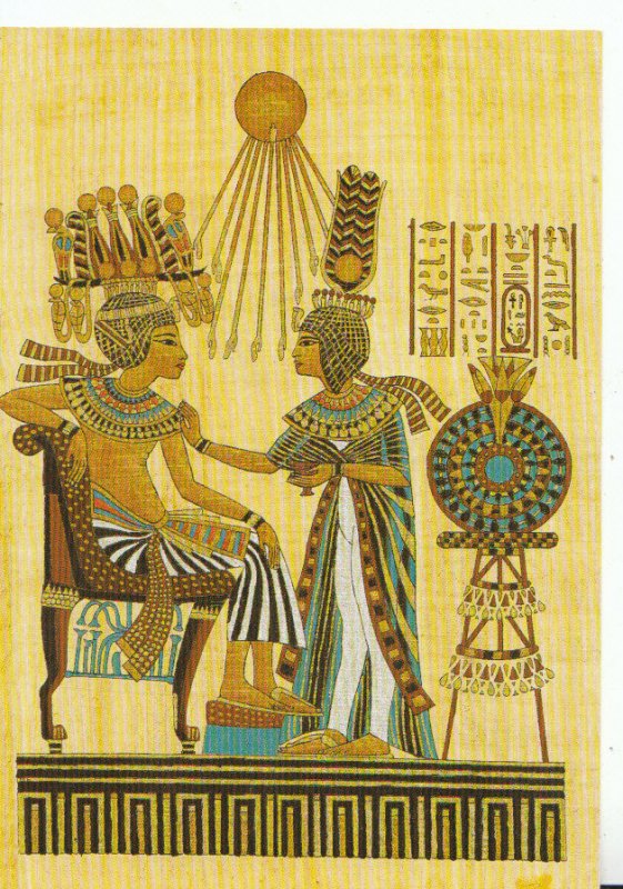 Egypt Postcard - Ankhesenamun Scenting Tutankamun - Egypt - Ref 20303A