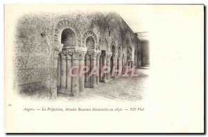 Old Postcard Angers Prefecture Arcades Romanes