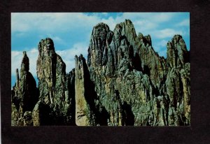 SD Black Hills National Forest Cathedral Spires South Dakota Postcard