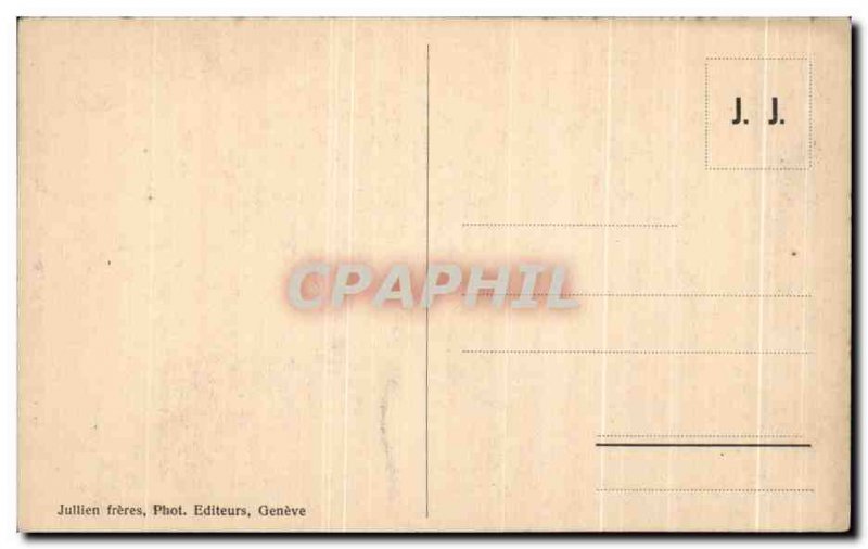 Old Postcard Gorges Cascade Barberine