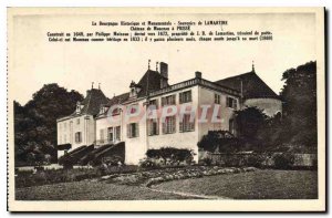 Old Postcard Burgundy Historical and Monumental Memories Lamartine Monceau Ch...