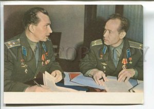 484111 SPACE pilot-cosmonaut Leonov Belyaev Voskhod-2 crew photo Makletsov Old