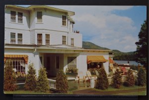 Lake Placid, NY - The Sun Deck overlooking Lake, The Homestead - 1954