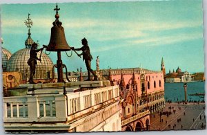 Postcard Italy Venice Church and Piazzetta of St. Mark