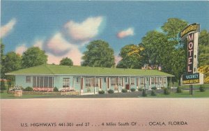 Postcard Florida Ocala Travelers Rest Motel 1920s Smith 23-5434