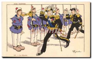 Our Marins- La Garde-Postcard Old Illustrator Gervese