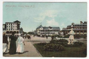 Asbury Avenue People Asbury Park New Jersey 1912 postcard