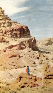 Postcard View of Red Rock Canyon , north of Mojave, CA. Union Oil Co. Issue.  X1