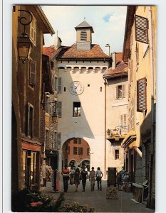 Postcard Old quarters, Rue Sainte-Claire and the Petit Horloge arcade, France