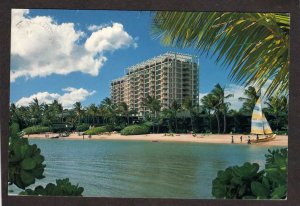 HI Waikiki Beach Kahala Hilton Hotel Honolulu Hawaii Postcard