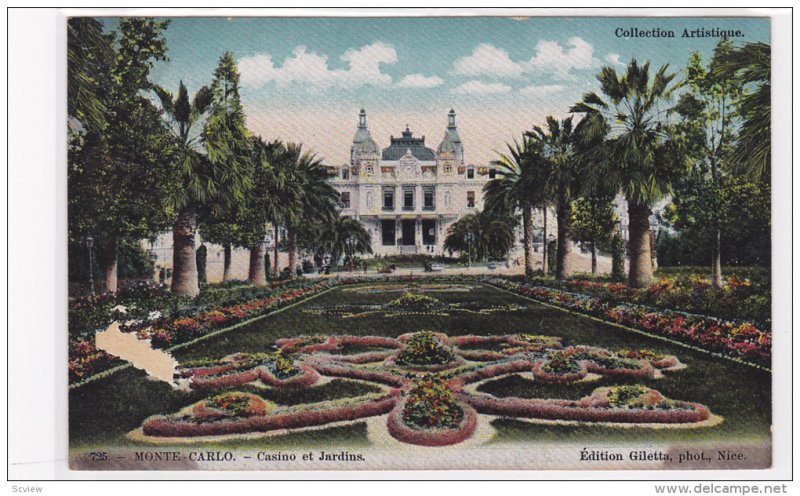 Casino Et Jardins, Monte-Carlo, Monaco, 1900-1910s