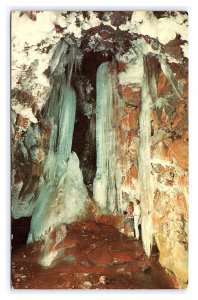 Crystal Ice Caves American Falls Idaho Postcard