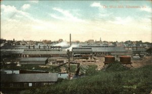Allentown PA The Wire Mill c1910 Postcard