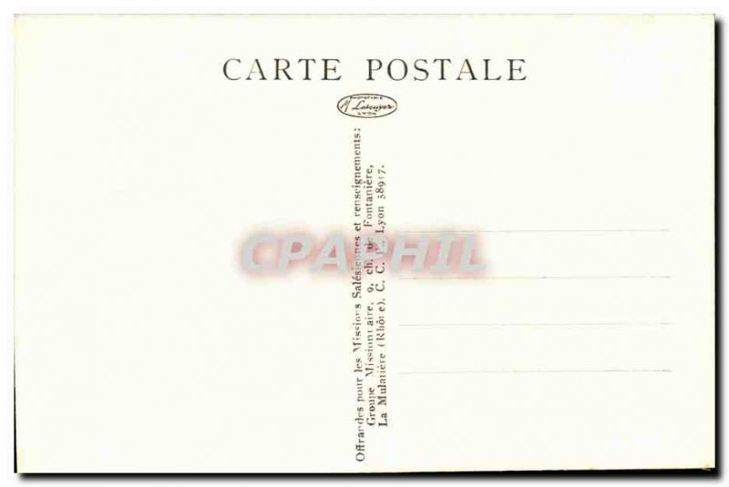 India -India- Apostolic Prefecture of & # 39Assam -Carte Old Post