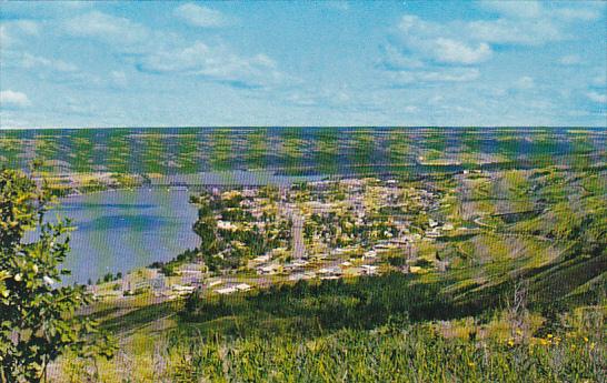 Canada Aerial View Peace River Alberta