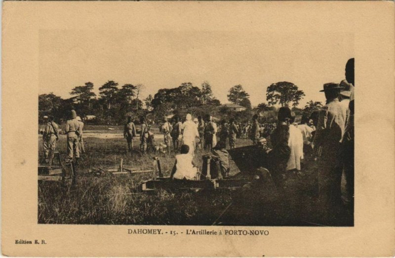 PC PORTO-NOVO ARTILLERIE DAHOMEY BENIN (A23544)