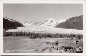 Mendenhall Glacier Alaska AK Unused Ordway Juneau AK RPPC Postcard H50