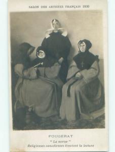 Old rppc ARTISTIC - ARTWORK DEPICTED Nice Postcard AB2183