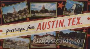 Austin, Texas, USA Large Letter Towns Postcard Postcards  Austin, Texas, USA