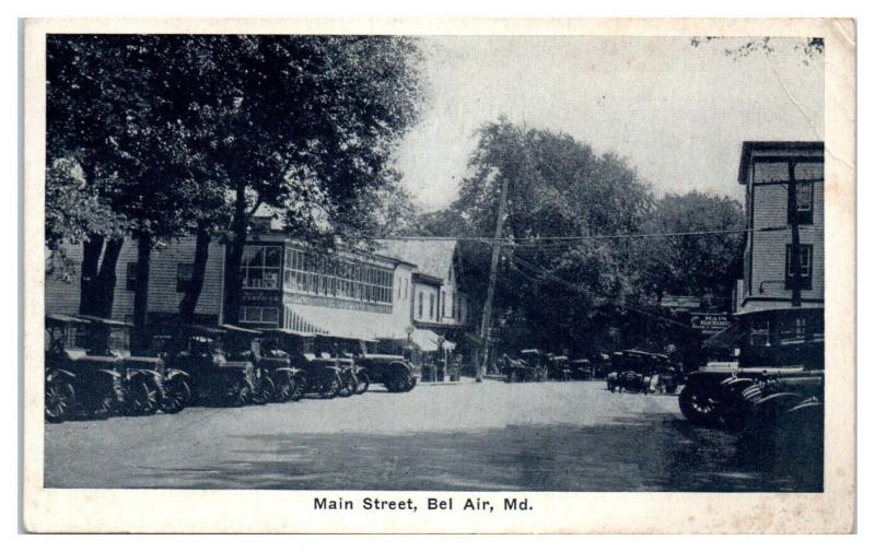 1931 Main Street, Bel Air, MD Postcard *4Z